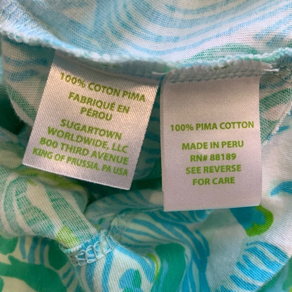 Lilly Pulitzer Palmetto Mini Dress in Wave Rider Lagoon Green - Picture 10 of 12